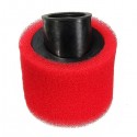 Motorcycle Double Foam Air Filter Red Color Performance