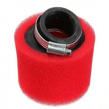 Motorcycle Double Foam Air Filter Red Color Performance