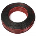 100m 2 x 0.50mm Audio Cable Loudspeaker Speaker Wire Black/Red HiFi/Car Motorcycle
