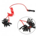 11 Keys Yacht Kill Switch Lanyard For Honda /Yamaha/Mercury/Evinrude/Johnson