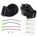 12V 10W 110dB LED Loud Snail Horn Car Auto Motor Motorcyclcle Universal