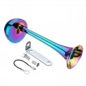 12V 126db 130hz Single Colorful Metal Electric Horn Short Long Tube