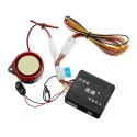 12V 128DB Two Way Remote Motorcycle Scooter Security Alarm System Anti-theft