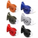 12V 250dB Metal Electric Bull Horn Super Loud Raging Sound Universal For Car Motorcycle