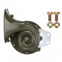 12V 250dB Metal Electric Bull Horn Super Loud Raging Sound Universal For Car Motorcycle