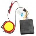 12V Motorcycle Anti Theft Alarm System Vibration Remote Control Security