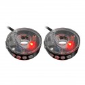 12V Waterproof USB Anti-theft MP3 bluetooth Speakers With LED Motorcycle Handle Mount Control
