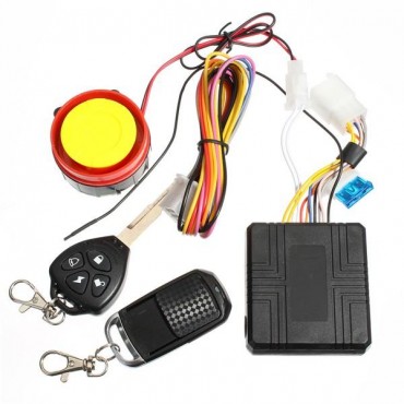 12v Universal Motorcycle Security Alarm System Remote Control