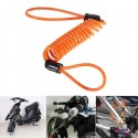 1.5M Disc Lock Security Reminder Cable Motorcycle Scooter Bike Anti-thieft Tool