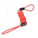 1.5M Disc Lock Security Reminder Cable Motorcycle Scooter Bike Anti-thieft Tool