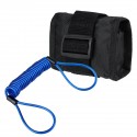 1.5m/5ft Reminder Cable With Alarm Lock Bag For Motorcycle Bike 5 Color