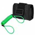 1.5m/5ft Reminder Cable With Alarm Lock Bag For Motorcycle Bike 5 Color