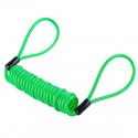 1.5m/5ft Reminder Cable With Alarm Lock Bag For Motorcycle Bike 5 Color