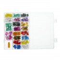 220Pcs Auto Assorted Mini & Standard Blade Fuses ATM ATO Fuse Set 2-35A