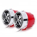 3 Inch 12V Motorcycle MP3 Player Speakers APP Control Alarm Horns FM Radio With bluetooth Function