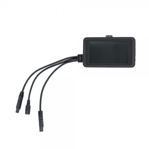 3.0 inch MT21 720P HD Motorcycle DVR Riding Driving Recorder Front Rear Waterproof Double Lens Separation Locomotive