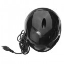 3.5 inch Motorcycle Bike Waterproof Speakers Amplifier Music Horn Rear View Mirror Mounting Black Shark SPK96D