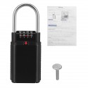 4-Digit Key Storage Lock Box Combination Waterproof Indoor Outdoor Alloy Steel