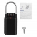 4-Digit Key Storage Lock Box Combination Waterproof Indoor Outdoor Alloy Steel