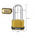 4 Digit Password Padlock Zinc Alloy Security Travel Luggage Door Lock Waterproof