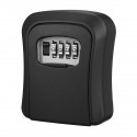 4 Digital Password Key Safe Combination Lock Storage Box Outdoor Wall Mounted