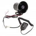 6 Sounds Car Motorcycle Van Truck Electronic Bell Horn Alarm Loudspeaker Siren