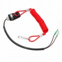 Boat Kill Switch Tether Cord Lanyard Red For Marine Mercury Tohatsu Outboard Engine
