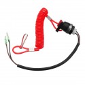 Boat Kill Switch Tether Cord Lanyard Red For Marine Mercury Tohatsu Outboard Engine