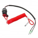 Boat Kill Switch Tether Cord Lanyard Red For Marine Mercury Tohatsu Outboard Engine