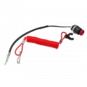 Boat Kill Switch Tether Cord Lanyard Red For Marine Mercury Tohatsu Outboard Engine