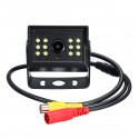 Infrared/LED Style Rear View Webcam Dash Mirror Monitor + HD Waterproof Car Reverse Backup Camera Kit