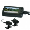 MT011 WIFI & GPS Motorcycle Camera 1080P WIFI Dashcam Dual Lens Driving DVR Recorder GPS G-Sensor Loop Recording Waterproof Dash Cam