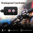 MT23 Full Body Waterproof Motorcycle DVR 1080P Touch Screen FHD Dash Cam WiFi Front Rear View Night Vision Camera GPS Logger Recorder