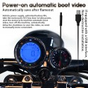 MT23 Full Body Waterproof Motorcycle DVR 1080P Touch Screen FHD Dash Cam WiFi Front Rear View Night Vision Camera GPS Logger Recorder