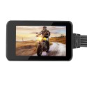 MT23 Full Body Waterproof Motorcycle DVR 1080P Touch Screen FHD Dash Cam WiFi Front Rear View Night Vision Camera GPS Logger Recorder