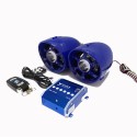 Motorcycle Blue Tooth Wireless Radio With LED Light USB Charger FM Audio Speaker