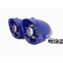 Motorcycle Blue Tooth Wireless Radio With LED Light USB Charger FM Audio Speaker