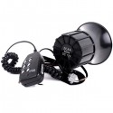 Motorcycle Car 6 Sound Loudspeaker Horn Speaker Alarm With Mic