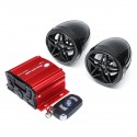 Motorycle Audio Remote Sound System Support SD USB MP3 Player FM Radio bluetooth Speaker Anti-Theft