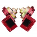 Pair 12V 115dB Super Loud Car Motorcycle Dual Tone Electric Snail Horn Universal