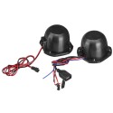 Pair 12V Motorcycle Scooter ATV MP3 Music Players Stereo Speaker FM Radio With bluetooth Function