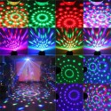 Party Disco Stage Light Strobe Led Rotating DJ Ball Sound Activated Rave Dance Xmas