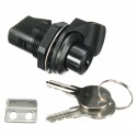 Push Button Latch with Key For Motorcycle Boat Door Gloveboxes Lock