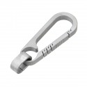 Titanium Keychain Key Ring Lightweight Hanging Buckle Outdoor Pocket Carabiner