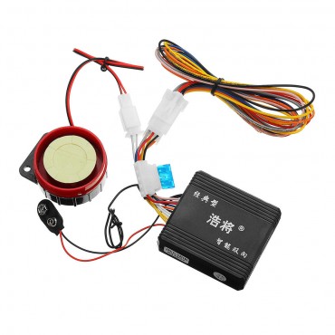 Two Way Remote Motorcycle Scooter Security Alarm System Anti-theft Vibriation