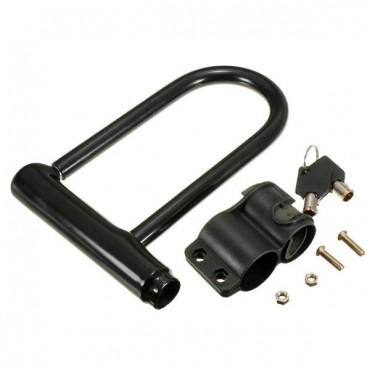 Universal Motor Bike U Shaped Security Anti Theft Lock With 2 Keys