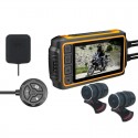 3 Inch WiFi 1080P+1080P FHD Motorcycle DVR Waterproof Dual Dash Camera Front Rear View GPS Track Driving Video Recorder