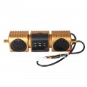 12V bluetooth Motorcycle MP3 Stereo Speaker Audio Player USB AUX Radio Waterproof