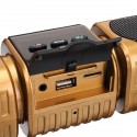 12V bluetooth Motorcycle MP3 Stereo Speaker Audio Player USB AUX Radio Waterproof