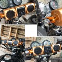 12V bluetooth Motorcycle MP3 Stereo Speaker Audio Player USB AUX Radio Waterproof